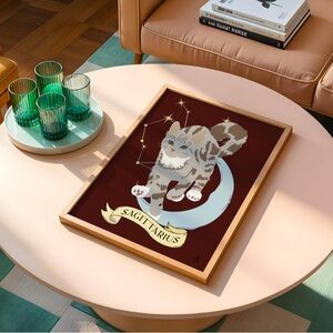 8”x10” Sagittarius Cat Art Print